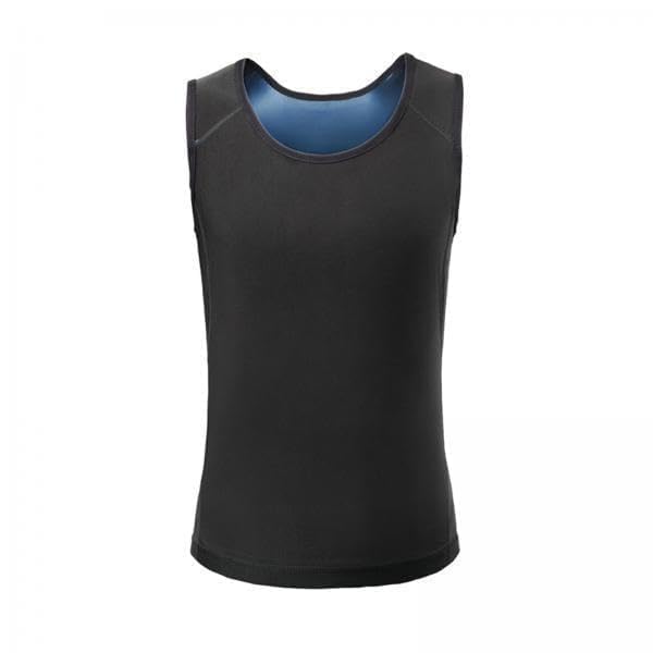 Probuy Workout Enhancer Sweat Vest, Heat Trapping Fabric, Ab Toner For Muscle Building, Black (Black, M) (Black, S)