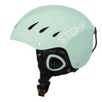 Stomp Ski & Snowboarding Snow Sports Helmet With Build-In Pocket In Ear Pads For Wireless Drop-In Headphone (Matte Frost, X-Larg