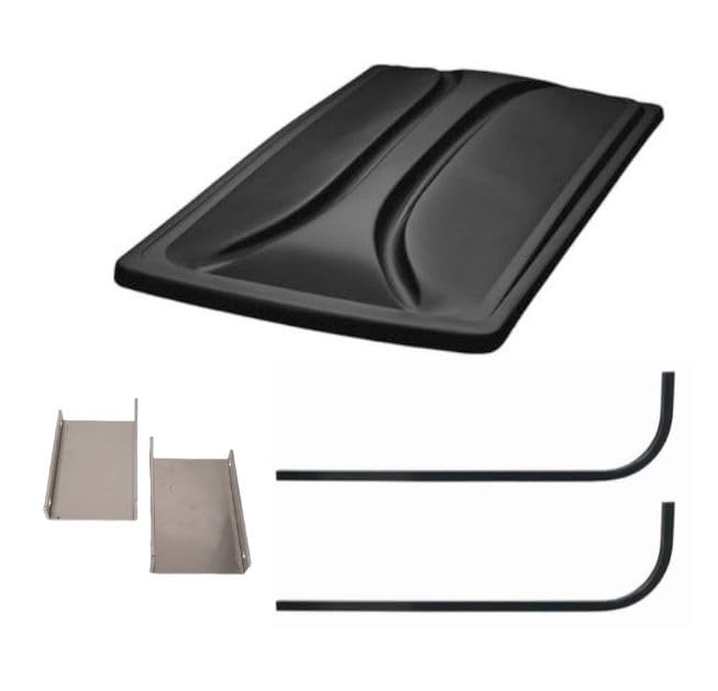 3G Universal 80'' Black Roof Kit For Club Car Ds Golf Carts 2000+