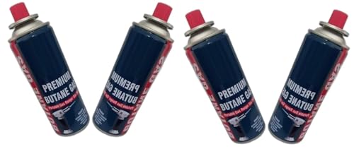 Gadget Deals Pack Of 4225G Each Camping Gas Cylinder  Butane Gas Can  Butane Gas | Butane Gas Refill Flame Portable Liquefi