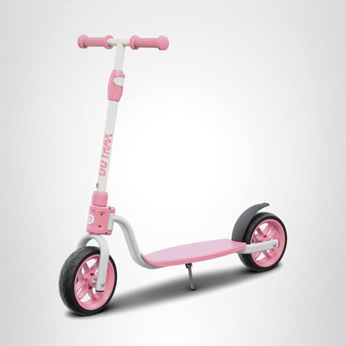 Gotrax KS8 Kick Scooter for Kids 5+, Large 8 Wheels and Height Adjustable Handlebar, Sturdy Wide Deck & Rear Brake, Detachable f