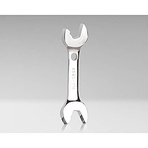 Jonard Tools Asws-716, Stubby Double Ended Speed Wrench, Angled Head, 716