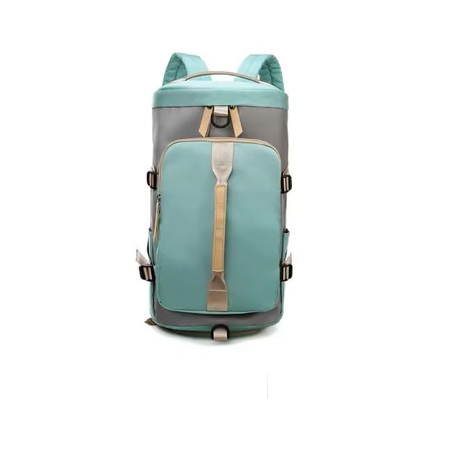 Flymann Large Capacity Waterproof Gym Bag Convertible Backpack With Separate Shoe Compartment, Laptop Pocket, And Multiple Pocke
