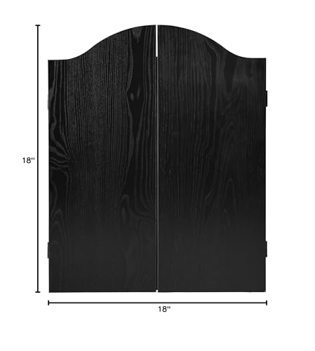Dmi Sports Recreational Dartboard Cabinet Set - Includes Dartboard, Two Dart Sets, And Traditional Chalk Scoring