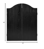 Dmi Sports Recreational Dartboard Cabinet Set - Includes Dartboard, Two Dart Sets, And Traditional Chalk Scoring