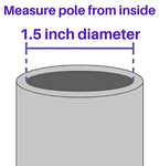 Universal Trampoline Pole Cap By Upper Bounce Fits 1.5'' Diameter Pole - Set Of 12