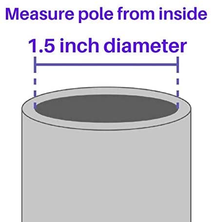 Universal Trampoline Pole Cap By Upper Bounce Fits 1.5'' Diameter Pole - Set Of 12