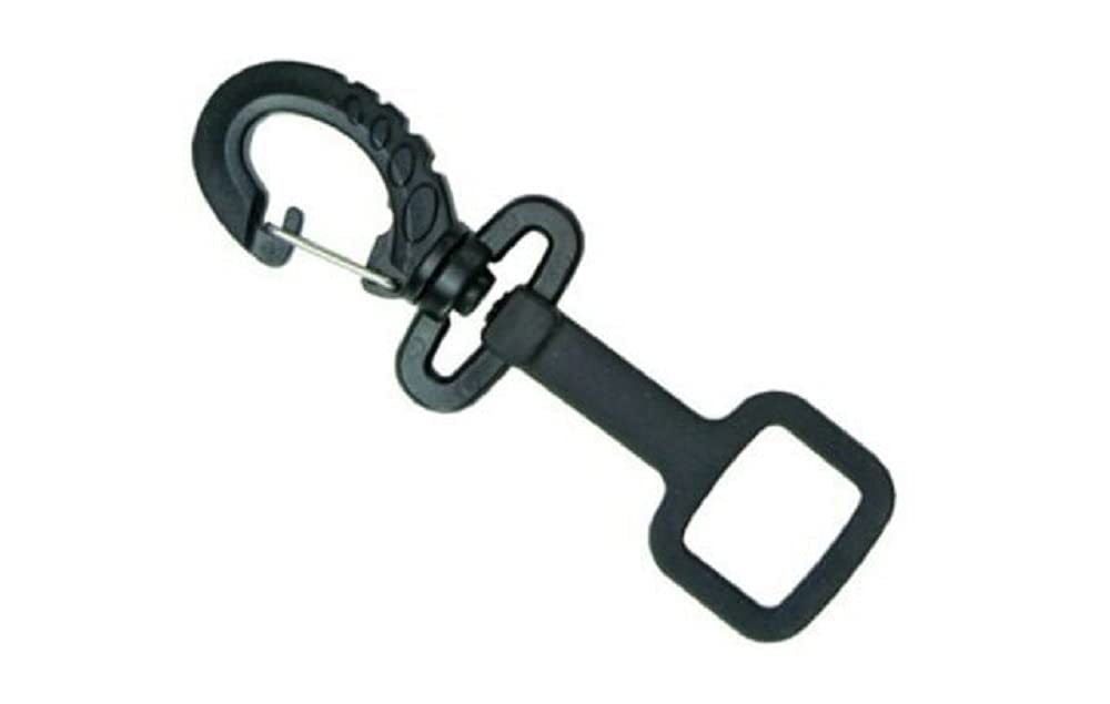 Innovative Rubber Octo-Holder With Clip (Black)