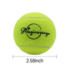 Magicorange Tennis Balls, 12 Pack Training Tennis Practice Balls, Pet Dog Playing Balls, Come With Mesh Bag For Easy Transport,
