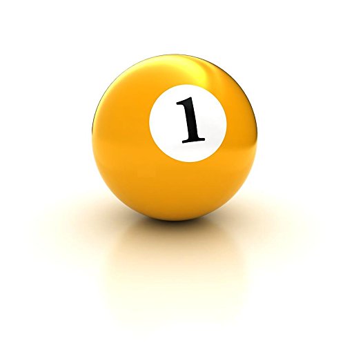 Laxmi Ganesh Billiard American Pool Ball (Yellow, 1)
