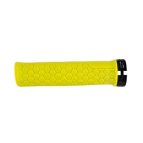 Race Face Unisex'S Getta Grips, Yellow/Black, 33Mm