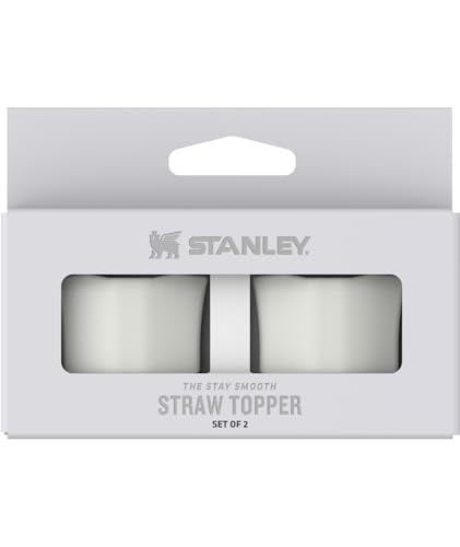 Stanley Quencher Stay Smooth Anti-Pucker Straw Topper 2-Pack | Ergonomic Sip Through Straw Cap For Tumbler With Handle | Silicon