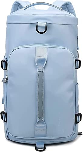Divik Gym Duffel Sports Bag For Men And Women, Yoga Mat Holder Duffle Bag With Shoe Compartment, Waterproof Gym Fitness Bags Out