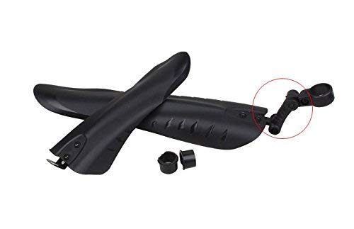 Bluesunshine Adjustable Road Mountain Bike Bicycle Cycling Tire Frontrear Mud Guards Mudguard Fenders Set (Black)