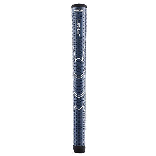 Winn Dri-Tac Midsize (+1/16'') Navy Blue - 9 Piece Golf Grip Bundle