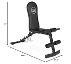 Cap Barbell Flat/Incline/Decline Bench, Black