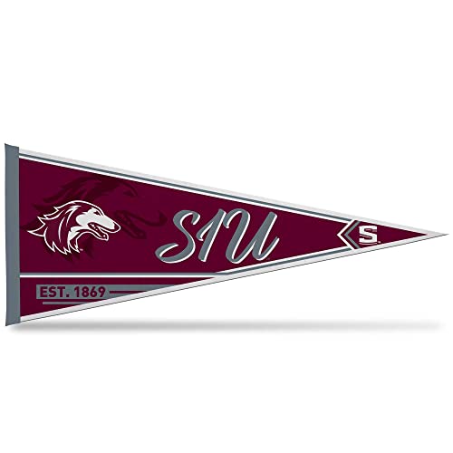 Rico Industries Ncaa Southern Illinois Salukis Classic 12'' X 30'' Felt Wall D  Cor Pennant - Great For Home/Bed Room/Man Cave D