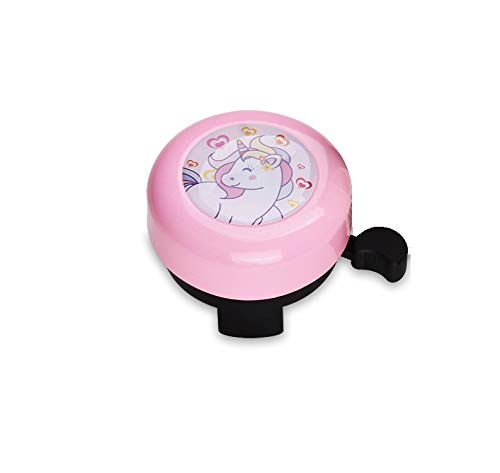 Mini-Factory Pink Unicorn Bike Bell For Kids - Cute Bicycle Accessory For Girls And Toddlers