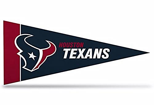 Rico Industries Nfl Houston Texans 8-Piece 4-Inch By 9-Inch Classic Mini Pennant D  Cor Set