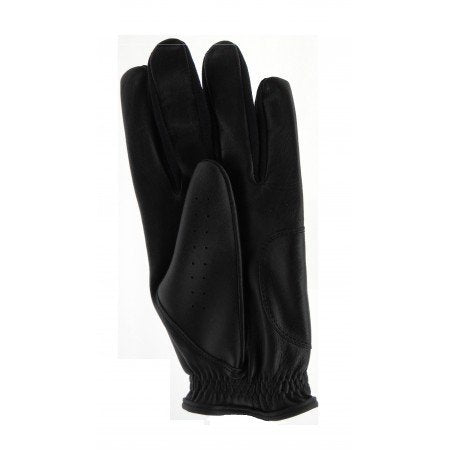 Agxgolf 6 Pack Black Cabretta Leather Golf Gloves For Men Who Golf Right Handed (6 Pack)