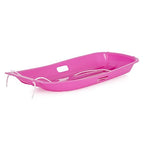 Slippery Racer Downhill Sprinter Flexible Kids Toddler Plastic Cold-Resistant Toboggan Snow Sled With Pull Rope And Handles, Pin