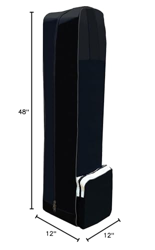 Club Champ Golf Bag Travel Cover(Black)