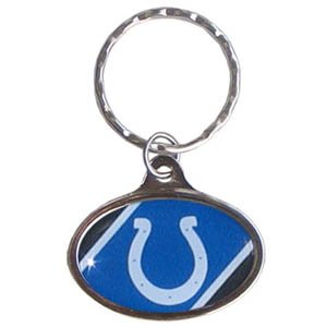 Nfl Siskiyou Sports Fan Shop Indianapolis Colts Chrome Key Chain One Size Team Colors