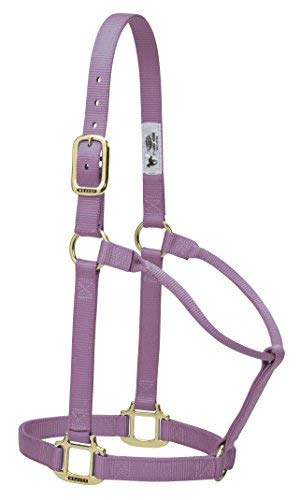 Weaver Leather Original Non-Adjustable Nylon Horse Halter, Yearling, Lavender