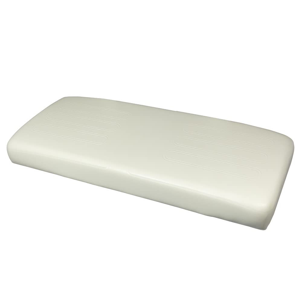 buggies unlimited Club Car DS Golf Cart Seat Bottom Cushion Replacement | Compatible with 1981-2000.5 Models Only (White)