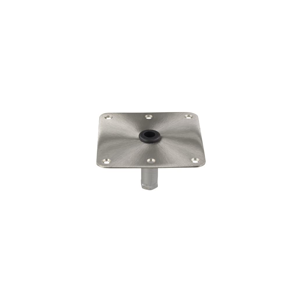 Springfield Kingpin 7'' X 7'' Stainless Steel Square Base (Threaded)