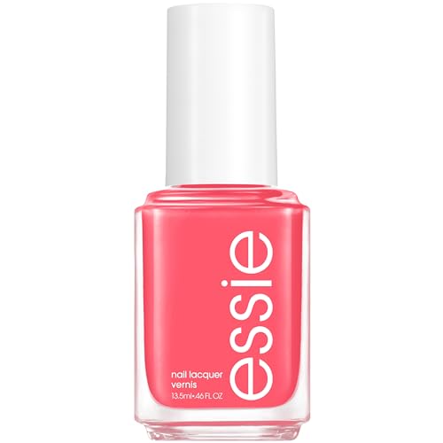 Essie Nail Polish, Salon-Quality, 8-Free Vegan, Rosy Pink, Throw In The Towel, 046 Fl Oz