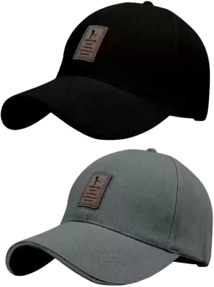 Capiteum Unisex Cotton Blend Fy Lane Combo Pack Of Two Baseball Cap Perfect For Any Day, Every Occasion Or Anywhere You Go Desig