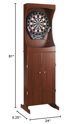 Ng1040 Outlaw Free Standing Dart Cabinet Set With Electronic Scoring System