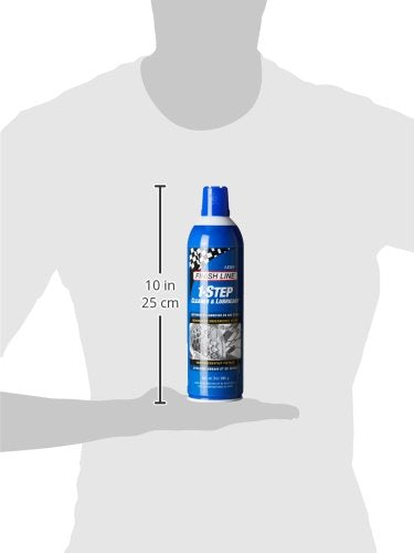 Finish Line 1-Step Bicycle Chain Cleaner And Lubricant, 17-Ounce Aerosol Spray