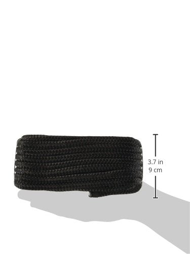 Seasense Double Braid Nylon Dockline, 1/2-Inch X 25-Foot, Black (50013098)