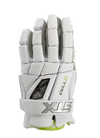 STX Cell VI Lacrosse Gloves, Pair, White, Extra Small