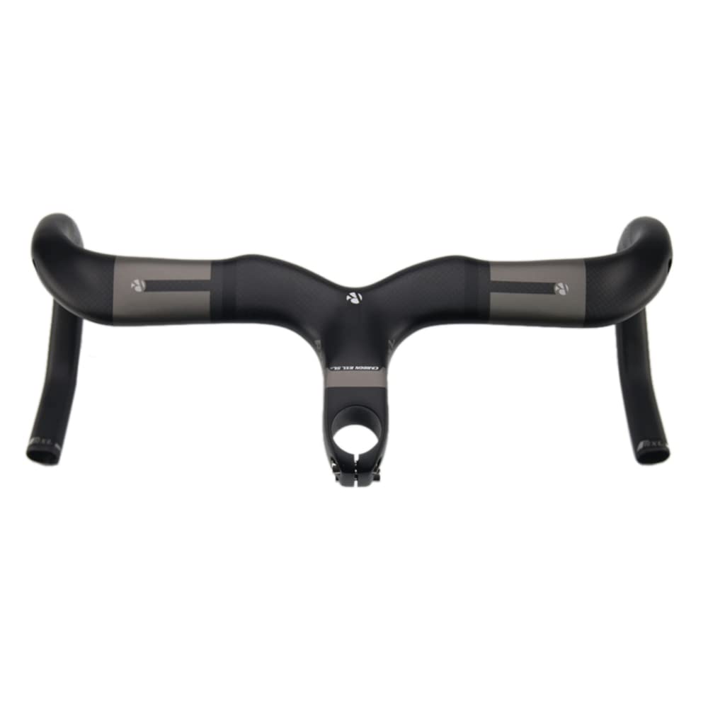 28.6 Integrated Bar And Stem Road Drop One Piece Handlebar Integrated Stem Road 100Mm Reach Carbon Fiber Drop Bar 420 * 100Mm