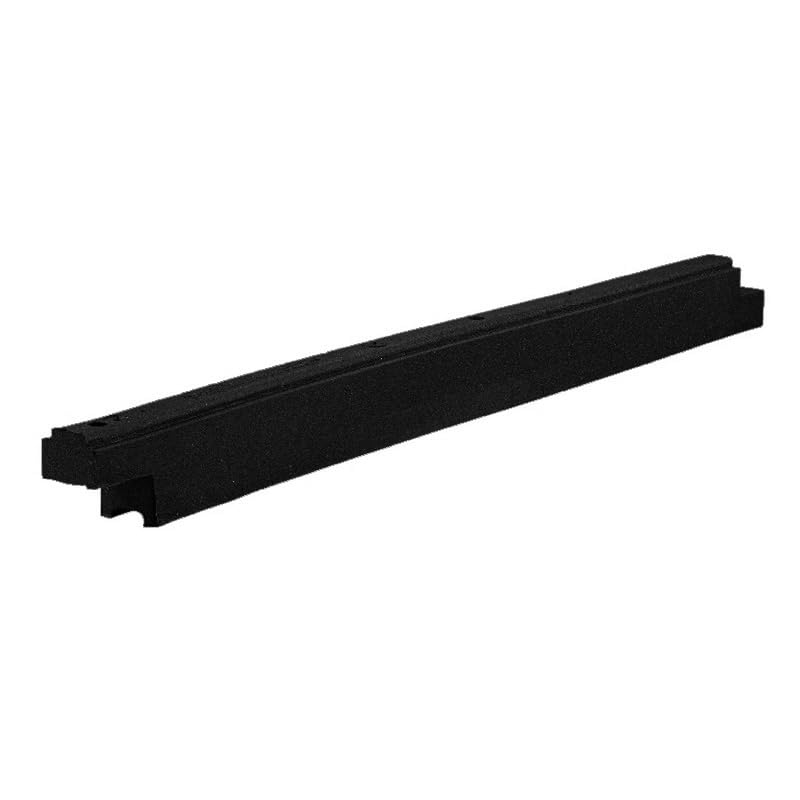 Playsafer 72 Long Commercial Flexible Heavy Duty Rubber Playground Border (Black, 4 Inches Tall)