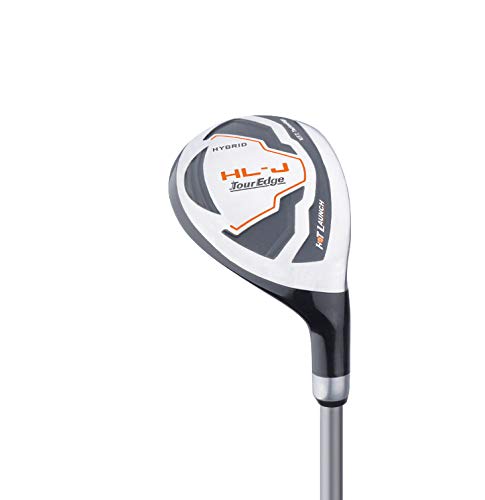 Tour Edge Hl-J Junior Complete Golf Set With Bag (Left Hand, Graphite, 1 Putter, 2 Irons, 1 Hybrid, 1 Wood, 5-8 Yrs) Orange