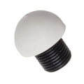 Sure-Grip Power Plugs 5/8 Aluminum Stem Real Rubber Made In The Usa (White)