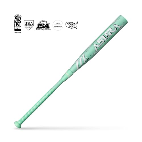 Marucci, Asura Fastpitch Softball Bat, Composite, -11 Drop, Mint, 33 / 22 oz