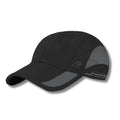 Aavjo Polyester Quick Dry Baseball Cap Hat Topi For Men Women L Beach Cricket Sports Running Cap (Black)