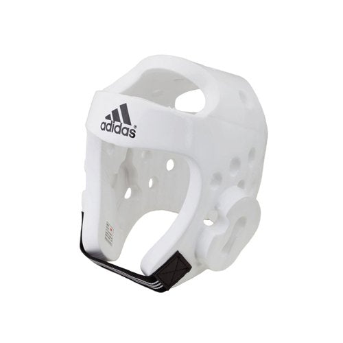 adidas WT Approved Taekwondo Foam Dipped Head Guard - WHT - M