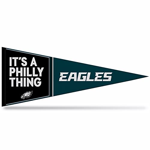 Rico Industries Nfl Football Philadelphia Eagles It'S A Philly Thing Slogan 12'' X 30'' Felt Wall D  Cor Pennant - Great For Hom