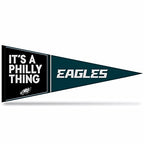 Rico Industries Nfl Football Philadelphia Eagles It'S A Philly Thing Slogan 12'' X 30'' Felt Wall D  Cor Pennant - Great For Hom