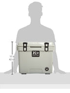 K2 Coolers Summit 30 Cooler, Gray, 16.4 X 18.3 X 20.3