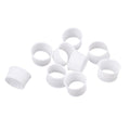 Calandis 10 Pack Tennis Racquet Grip Ring Sweat Absorbing Badminton Grip Band White | Grips | Tennis