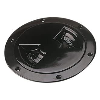 Sea Dog Line Screw Out Deck Plate 5-1/2'' Blk