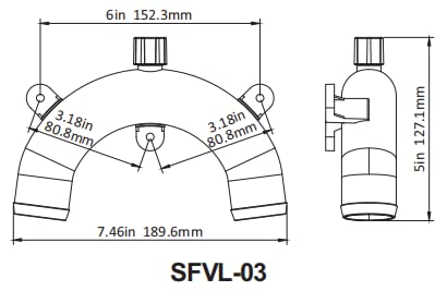 Seaflo Vented Loop Choose Size And Pack Quantity (1-1/2'', 2-Pack)