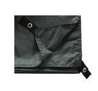 Waterproof Camping Tarp For Picnics, Tent Footprint, And Sunshade (Black-210X150Cm)